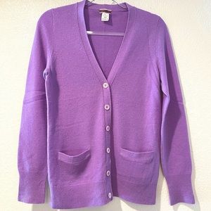 J Crew 100% Cashmere Cardigan